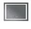 Дзеркало Mixxus Style MR03-90x70 (годинник, LED-підсвічування, антизапотівання) (MI6007) - мініатюра 2
