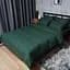 Комплект постельного белья Moon&Star Satin Stripe Mystic Green Полуторный Евро 160х220 наволочки 2х70х70 - миниатюра 1