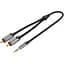 Кабель Vention 3.5 мм - 2xRCA (M/M), 2 м, Black (BCNBH) - миниатюра 1