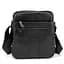 Шкіряний маленький чоловічий месенджер чорний Tiding Bag M56-0187A - мініатюра 1