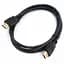Кабель TCOM HDMI - HDMI v1.4 6мм 30AWG 1.5м black - мініатюра 1