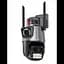Вулична охоронна WIFI камера відеоспостереження Dual Lens Поворотна камера спостереження з бузком - мініатюра 5