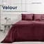 Покривало ТЕП Velour ромб круглий 240х180 см бордове (4-00516_22869) - мініатюра 4