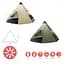 Намет для кемпінгу Grand Canyon Black Falls 8 Capulet Olive (330039) 8 осіб, Оливковый - мініатюра 26