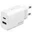 Зарядний пристрій Proove Silicone Power 2 30W (Type-C + USB) + Cable Type-C to Type-C (1m) white (WCSP23011002) - мініатюра 4
