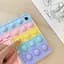 Чехол SoftGel Kids детский pop-it Samsung Galaxy Tab A9 8.7 SM X110 X115 Радуга Фиолетовый - миниатюра 5