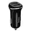 Автомобільний зарядний пристрій Hoco Z1 2 USB Black - мініатюра 1