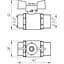 Кран кульовий прямий Q Professional 1/2″ ЗЗ КБ PN40 QP153 - мініатюра 4