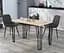Обідній стіл Сквер 120-65 Прямі кути Loft Design (Дуб Борас) - мініатюра 1