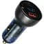 Автомобильное зарядное устройство для Baseus Particular PPS 1USB + Type-C 65W CCKX-C0G Dark Grey - миниатюра 3