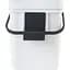 Відро для сміття MBM My Home з кришкою 3 л біле (BIN-11 3L WHITE/ANTHRACITE) - мініатюра 5