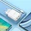 Зарядное устройство Hoco C103A 2 порта + встроенный Micro USB кабель белое - миниатюра 7