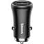 Автомобільний зарядний пристрій Baseus Gentleman 4.8A Dual-USB CCALL-GB01 Black - мініатюра 3