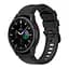 Ремінець для Samsung Galaxy Watch 4 Classic 42mm - чорний ширина кріплення 20мм силікон Watchbands RiccoOne (W29-2WB62202667) - мініатюра 2