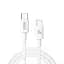 Кабель Brevia Type-C to Lightning 30W 1 м, білий ZIP (55100WCLZ1) - мініатюра 1