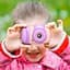 Дитяча фотокамера Hoco DV201 Dual Lens Pink [136174] - мініатюра 6