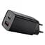 Сетевое зарядное устройство для Baseus GaN Lite 1USB + Type-C 65W CCGAN2L-B01 Black - миниатюра 1