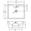 Умивальник Jaquar Fonte 50x42 FNS-WHT-40931, Білий - мініатюра 2