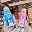 Детский термос - поилка в сумке с чашкой 3 в 1 600 ml Mumlove Розовый - миниатюра 8