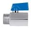 Кран кульовий міні Thermo Alliance Standart 1/2" ВЗ прямий, півметелик SD188W15 - мініатюра 3