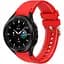Ремінець для Samsung Galaxy Watch 4 Classic 46mm - червоно-білий ширина кріплення 20мм силікон розмір L Watchbands RLine (WB00S4GALAXYRLINE2CLASSIC446) - мініатюра 1
