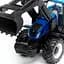 Іграшковий трактор Bburago Farm New Holland T7.315 з фронтальним навантажувачем 1:32 синій (18-31632) - мініатюра 4
