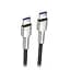 Кабель Baseus Cafule Cable USB-C to USB-C Cable 100W 2m Silver (CATKLF-X09) - мініатюра 4