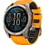 Смарт-часы Garmin Fenix 8 AMOLED Sapphire 51mm Titanium with Spark Orange/Graphite Silicone Band (010-02905-10) [115048] - миниатюра 1