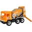 Машинка Tigres Middle Truck Бетонозмішувач City помаранчевий з сірим (39311) - мініатюра 1