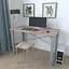 Письменный стол Ferrum-decor Драйв 750x1400x700 Серый металл ДСП Дуб Сонома Трюфель 16 мм (FRD-103203) - миниатюра 1