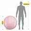 М'яч для фітнесу (фітбол) 4FIZJO 85 см Anti-Burst Pink (P-5907739317421) - мініатюра 11