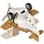 Літак металевий інерційний Same Toy Aircraft коричневий SY8016AUt-3 - мініатюра 2