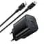 СЗУ Borofone BAS84A Star PD25W (1USB-C) + кабель Type-C to Type-C Black - миниатюра 4