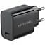Зарядний пристрій 1xUSB-C 30W + USB-C cable М-М Black Vention (G18B0-EU) - мініатюра 1
