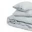 Комплект постельного белья MirSon Natural Linen Caspian лен детский серо-голубой (2200008248215) - миниатюра 2