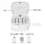 Кабель Hoco U140 Retractable charging data cable set Белый - миниатюра 3