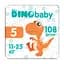 Набір підгузків Dino Baby 5 (11-25 кг) 108 шт. (3 упаковки по 36 шт.) - мініатюра 1