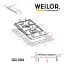 Поверхня газова Domino на склі Weilor GG 304 WH - мініатюра 12