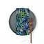 Набір серветок Cosas Tropical & Dark Blue Satin 4 шт. 35х35 см різнобарвний/синій (Set-4Serv_FoliageBlack_SatBlue_35) - мініатюра 4