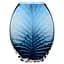Ваза Viva Leaf голубой 25 см (A060188) - миниатюра 1