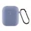 Силіконовий чохол для навушників Apple AirPods 2, Hang Case, фіолетовий, ультратонкий захисний кейс товщиною 2 мм, захист від подряпин, пилу та ударів, компактний, з карабіном для кріплення, ArmorStandart (ARM59684) - мініатюра 1