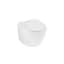 Унітаз підвісний Kroner Harz WHI493736 RIMLESS безобідковий з сидінням Slim Duroplast / Soft-close / Quick relase (KH493736WHIR), Білий - мініатюра 1