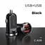 Адаптер автомобільний JOYROOM Mini dual-port Smart car charger C-A09 2USB 5A 30 W - мініатюра 3