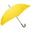 Жіноча парасолька-палиця напівавтомат Happy Rain 105 см жовта - мініатюра 1