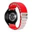 Ремешок для Samsung Gear S2 Classic - красно-белый Watchbands NormalCloth Wave ширина крепления 20мм нейлоновый (W25-8WB17487963) - миниатюра 2