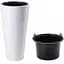 Горщик для квітів Form-Plastic Sahara slim-35 43.7 л білий (2790-011) - мініатюра 1