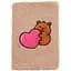 Блокнот плюшевый ZiBi Kids Line Capybara 9 А5 80 листов в клетку, дизайн в ассортименте (ZB.700023) - миниатюра 1
