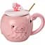 Чашка керамічна Happy Life Фламінго з кришкою та ложкою Smile 500 мл HPCY8276SM - мініатюра 1
