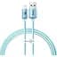 Кабель Baseus Crystal Shine USB - Lightning (M/M), 2.4A, 2 м Sky Blue (CAJY001203) - миниатюра 1