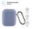 Силіконовий чохол для навушників Apple AirPods 2, Hang Case, фіолетовий, ультратонкий захисний кейс товщиною 2 мм, захист від подряпин, пилу та ударів, компактний, з карабіном для кріплення, ArmorStandart (ARM59684) - мініатюра 2